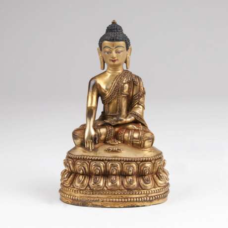 Bronze-Skulptur 'Buddha Shakyamuni' - фото 1