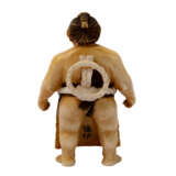 Feines Netsuke eines Sumoringers. JAPAN, Meiji-Periode (1868-1912) - Foto 3