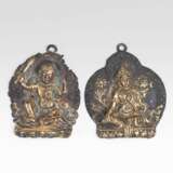 Paar Bronze-Reliefs 'Syama Tara und Achala' - фото 1