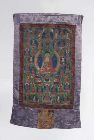 Thangka mit Darstellung der 35 Buddhas - photo 1