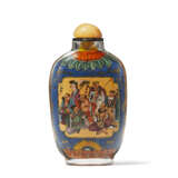 AN INSIDE-PAINTED GLASS SNUFF BOTTLE - photo 1