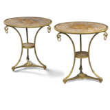 A PAIR OF FRENCH ORMOLU-MOUNTED AND AGATE GUERIDONS - фото 2