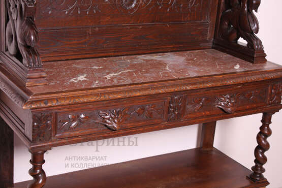 “Antique cupboard with marble top” - photo 11