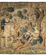 Tapestry. A FLEMISH ALLEGORICAL TAPESTRY