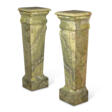 A PAIR OF LATE VICTORIAN CONNEMARA MARBLE PEDESTALS - Auktionspreise