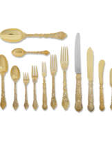 AN ELIZABETH II SILVER-GILT TABLE SERVICE