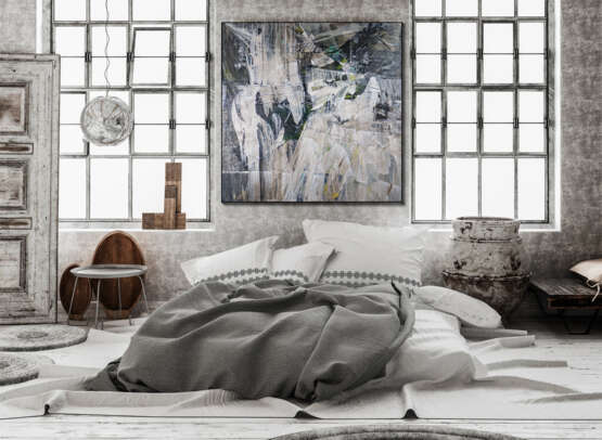 Eternity АКРИЛ НА ХОЛСТЕ НА ПОДРАМНИКЕ абстакция Abstrakte Kunst абстрактная картина Italien 2021 - Foto 2