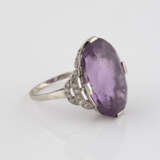 AMETHYST-RING MIT DIAMANTBESATZ - Foto 2