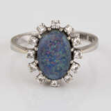 OPAL-RING MIT BRILLANTEN - Foto 1