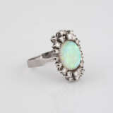 OPAL-RING MIT DIAMANTBESATZ - фото 2