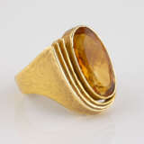 DESIGN-RING MIT CITRIN - photo 1