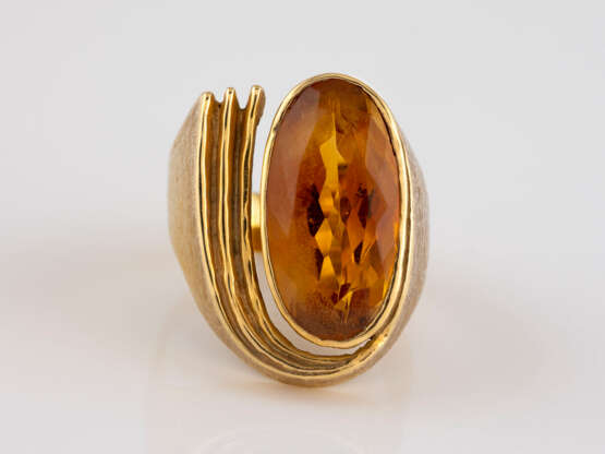 DESIGN-RING MIT CITRIN - photo 2