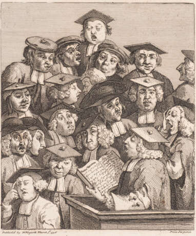GELEHRTE BEI EINER LESUNG (1736) - фото 1