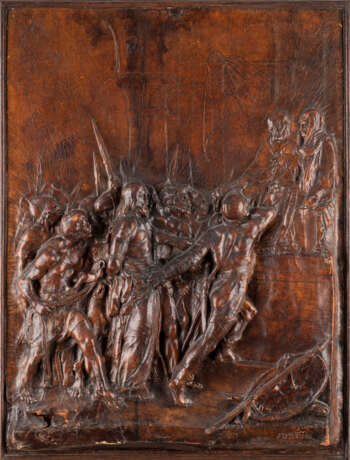 LEDERRELIEF 'CHRISTUS VOR PONTIUS PILATUS' - photo 1