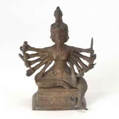 Avalokitheshvara - Bronzefigur.