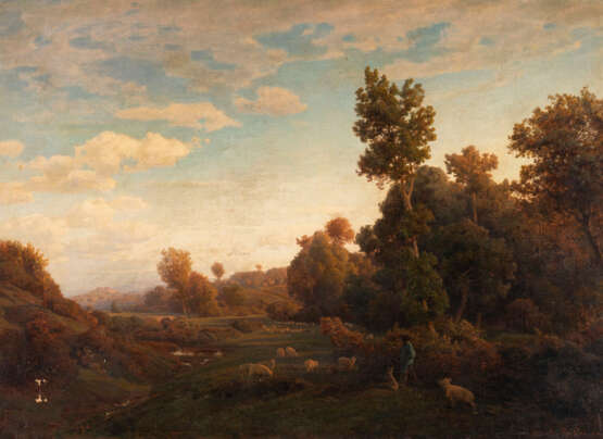 Thüringer Landschaft (um 1860) - Foto 1