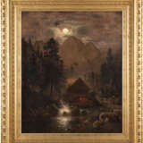 Romantische Gebirgslandschaft bei Mondlicht (1871) - фото 2