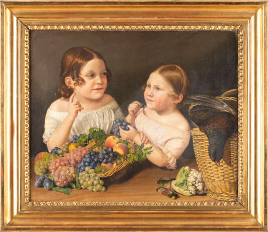 Porträt von zwei Mädchen mit einem Obstkorb (1841) - photo 2