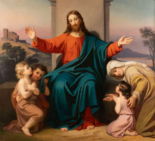 Christus segnet die Kinder (1871) - Foto 1