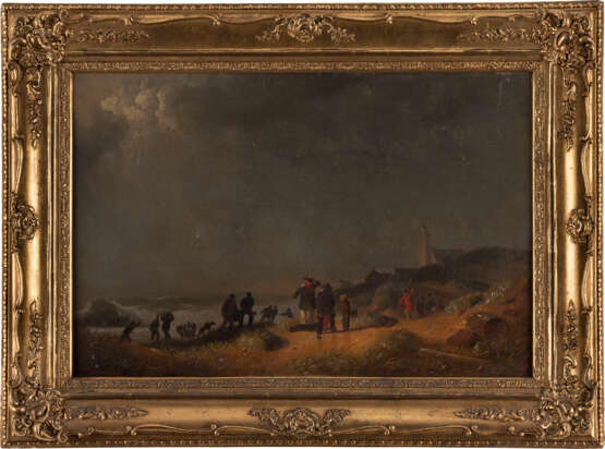 Küstenlandschaft bei Sturm, Katwijk (1848) - Foto 2