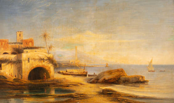 Orientalische Küstenlandschaft (1855) - Foto 1