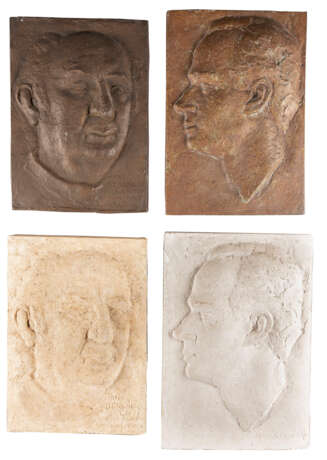 Sammlung von neun Reliefs mit Portraits - photo 1