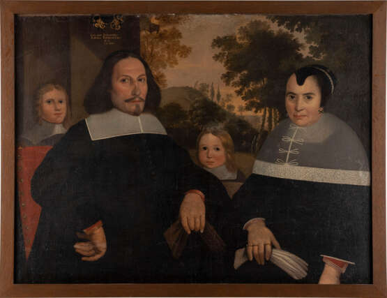 FAMILIENBILDNIS DER FAMILIE GORGEN GFASSER UND ANNA REINARTZ MIT IHREN BEIDEN KINDERN, 1664 - photo 2