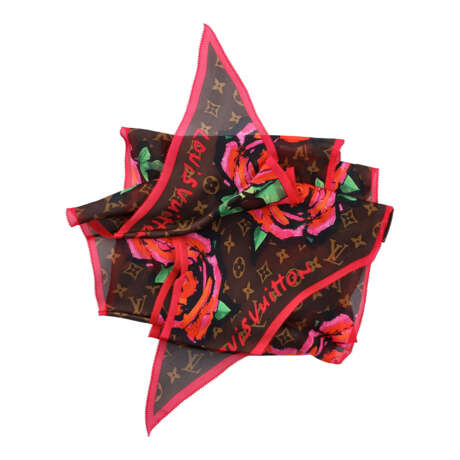 LOUIS VUITTON Tuch "ROSES BY STEPHEN SPROUSE". - photo 1