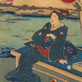 Utagawa Toyokuni II: 3 Farbholzschnitte - фото 3