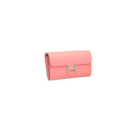 A ROSE CONFETTI EPSOM LEATHER CONSTANCE WALLET WITH PALLADIUM HARDWARE - photo 2