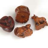 4 Netsuke. - фото 2