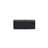 A BLACK EVERGRAIN LEATHER EGÉE WITH GOLD HARDWARE - фото 3