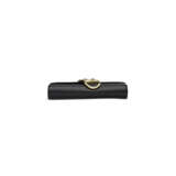 A BLACK EVERGRAIN LEATHER EGÉE WITH GOLD HARDWARE - фото 4