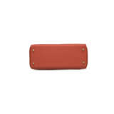 A ROUGE TOMATE EVERCOLOR LEATHER RETOURNÉ KELLY 28 WITH GOLD HARDWARE - photo 4