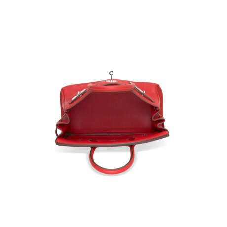 A ROUGE CASAQUE CLÉMENCE LEATHER BIRKIN 30 WITH PALLADIUM HARDWARE - Foto 5