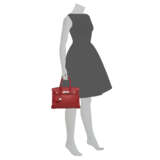 A ROUGE CASAQUE CLÉMENCE LEATHER BIRKIN 30 WITH PALLADIUM HARDWARE - Foto 6