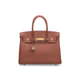 A BRIQUE TOGO LEATHER BIRKIN 30 WITH GOLD HARDWARE - фото 1