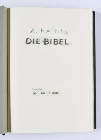Arnulf Rainer Bibel - photo 6