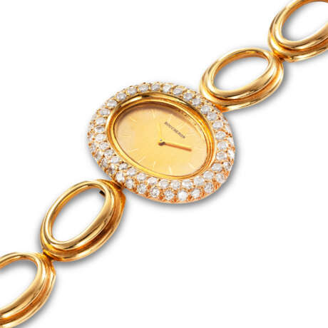 BOUCHERON, OROLOGIO OVALE CON DIAMANTI - photo 2