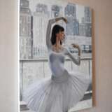 Ballerina the winter dance Oil on canvas Realism Lithuania 2021 - photo 2