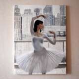 Ballerina the winter dance Oil on canvas Realism Lithuania 2021 - photo 4