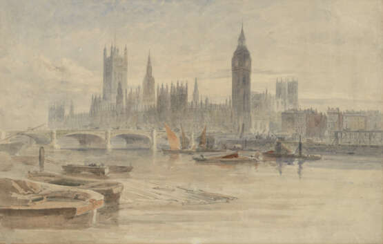 EDWARD ANGELO GOODALL, R.W.S. (LONDON 1819-1908) - Foto 1
