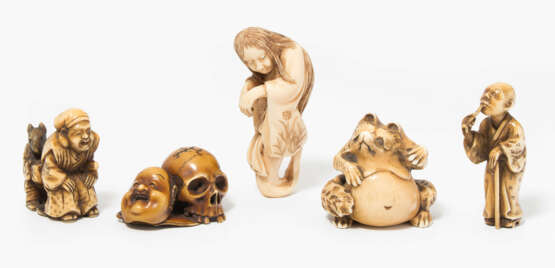 Lot: 5 Netsuke - photo 1