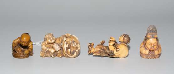 Lot: 4 Netsuke - Foto 2