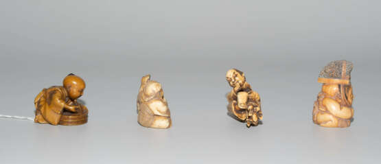 Lot: 4 Netsuke - Foto 6