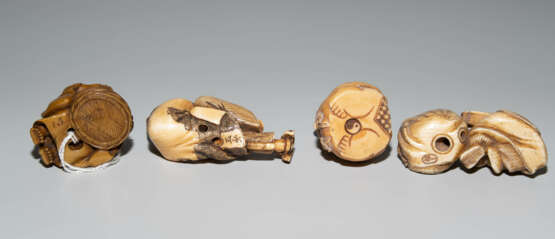 Lot: 4 Netsuke - Foto 7