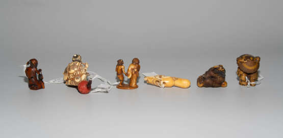 Lot: 6 Netsuke - Foto 4