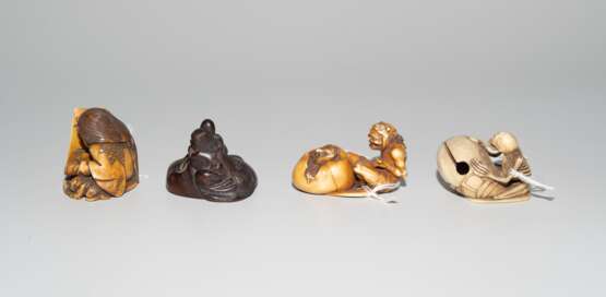 Lot: 4 Netsuke - Foto 3