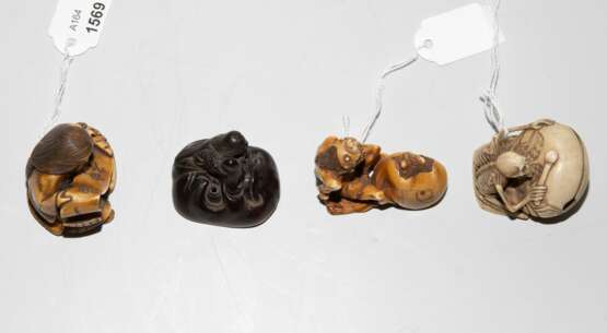 Lot: 4 Netsuke - Foto 6