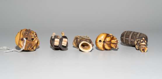 Lot: 5 Netsuke - Foto 7